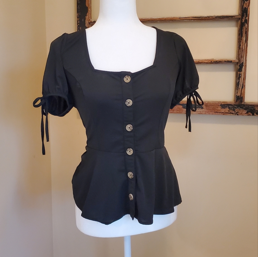 EMERETTE PEASANT TOP